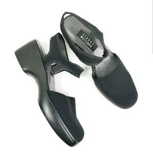 Stuart Weitzman Shoes Platform Sling Back Black